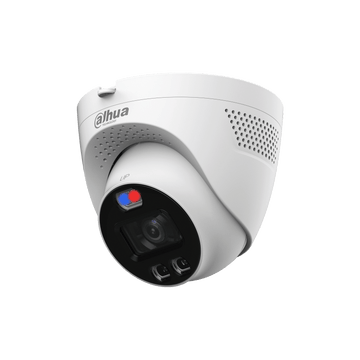 Cámara Domo HDCVI Dahua® 2MP 2.8mm IR40 IP67  Active Deterrence - DH-HAC-ME1239TQN-A-PV-0280B-S2